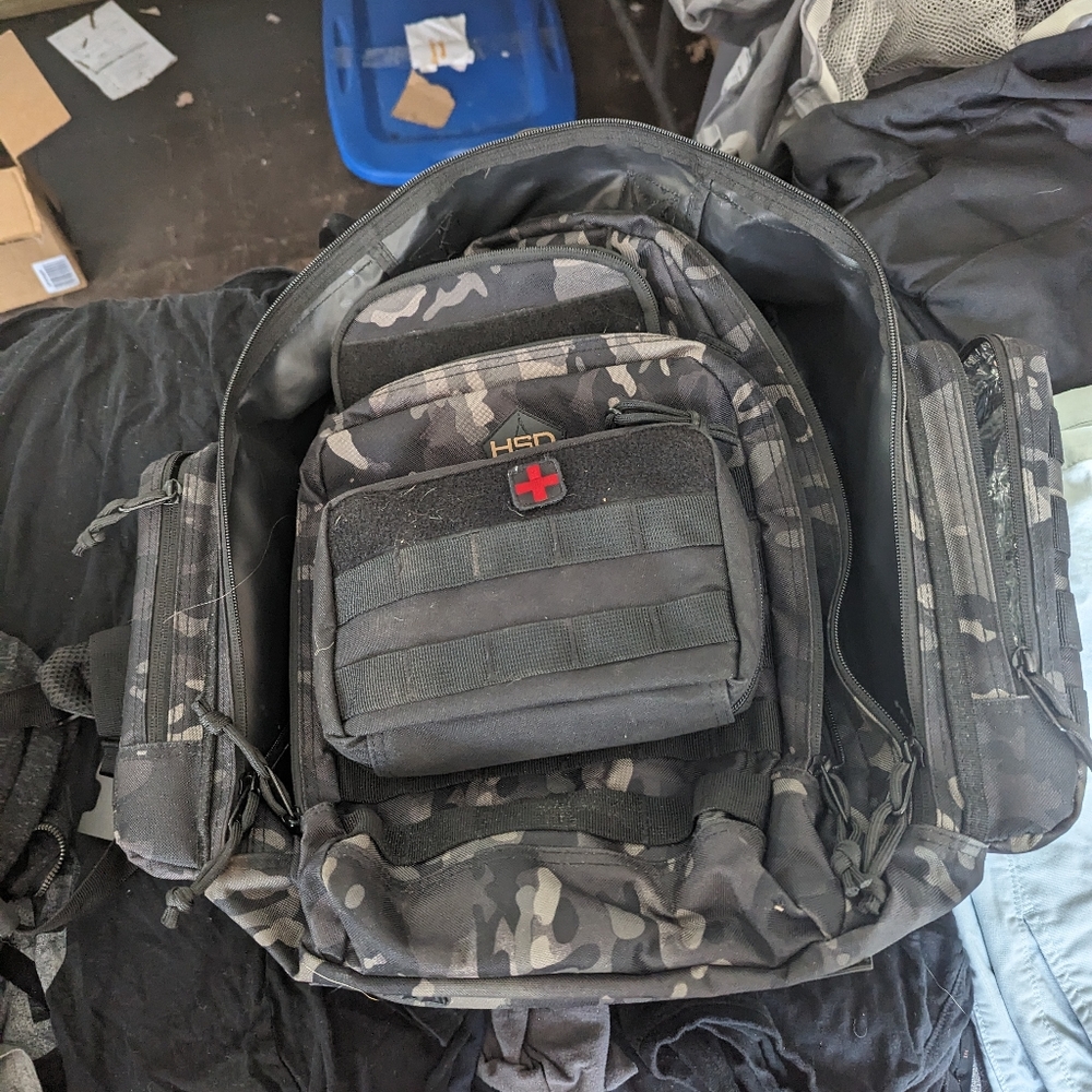 High Speed Daddy Diaper Bag and First Aid Kit